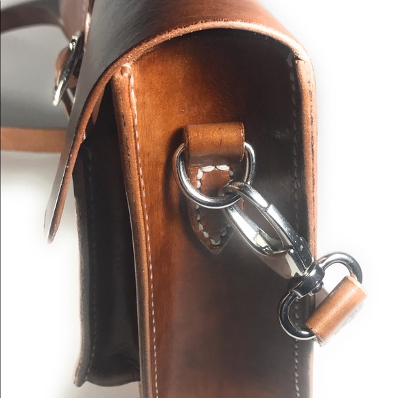 Handmade leather satchel - Picture 6 of 8